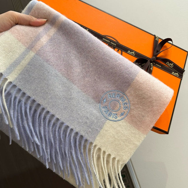 SCARF 180 CM IN COLORFUL CASHMERE 381231