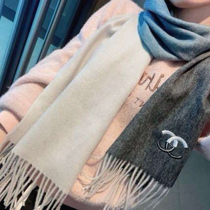 SCARF 180 CM IN COLORFUL CASHMERE 387917