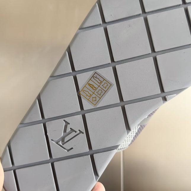 LV VENICE MULE SLIDE SANDALS MONOGRAM GRAY