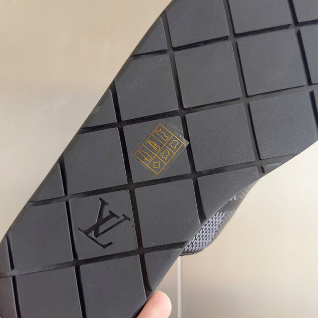 LV VENICE MULE SLIDE SANDALS MONOGRAM BLACK