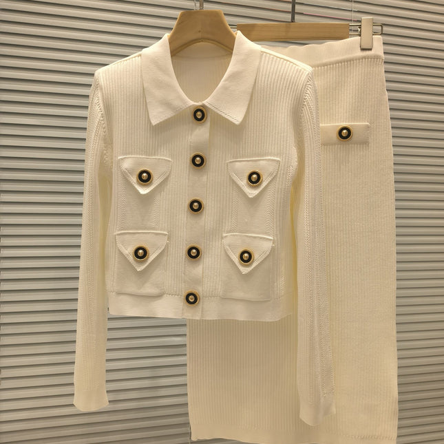 BALMAIN TOP AND SKIRT SET 25006/25007 STYLE 4