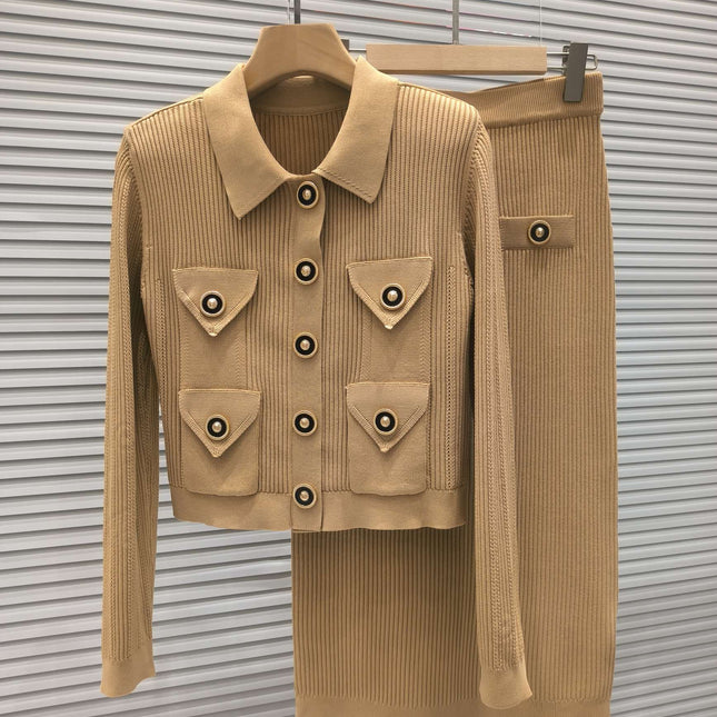 BALMAIN TOP AND SKIRT SET 25006/25007 STYLE 2