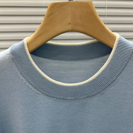 BALMAIN SHORT-SLEEVE KNIT TOP 25203