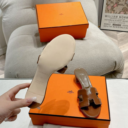 0ASIS SANDAL SEPIA CALFSKIN CLASSIC