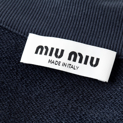 MIUMIU LONG-SLEEVE KNIT POLO STYLE 340