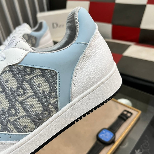 CD B27 LOW-TOP SNEAKER WHITE AND SKY CALFSKIN