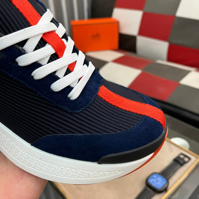 HM HUGO SNEAKER BLACK AND NAVY WEAVE