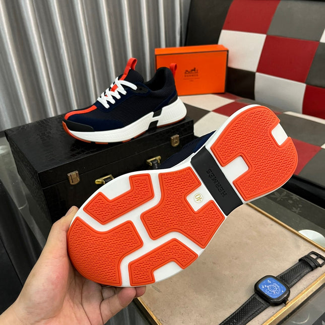 HM HUGO SNEAKER BLACK AND NAVY WEAVE