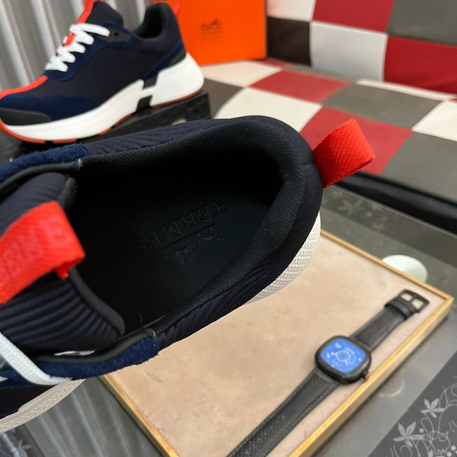 HM HUGO SNEAKER BLACK AND NAVY WEAVE
