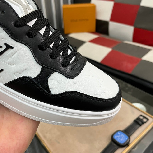 LV CLASSIC TRAINERS BLACK MIX WHITE CALFSKIN