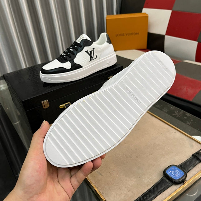 LV CLASSIC TRAINERS BLACK MIX WHITE CALFSKIN