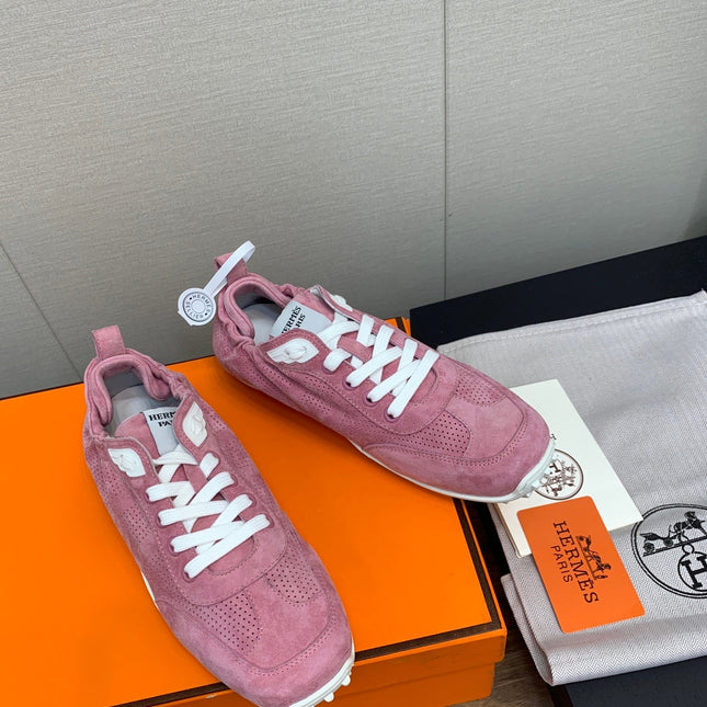 SKATEBOARD SHOES DARK PINK SUEDE