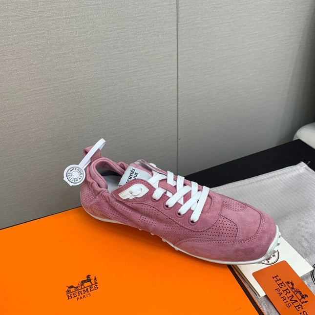 SKATEBOARD SHOES DARK PINK SUEDE
