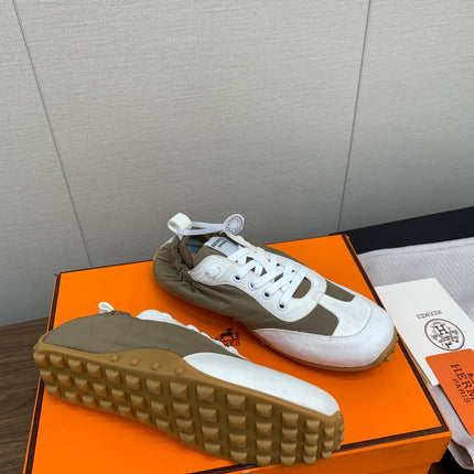 SKATEBOARD SHOES LIGHT GRAY MIX PEANUT CALFSKIN