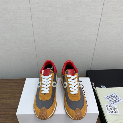 LW FLOW RUNNER SNEAKER BRONZE-ANCHOR SUEDE