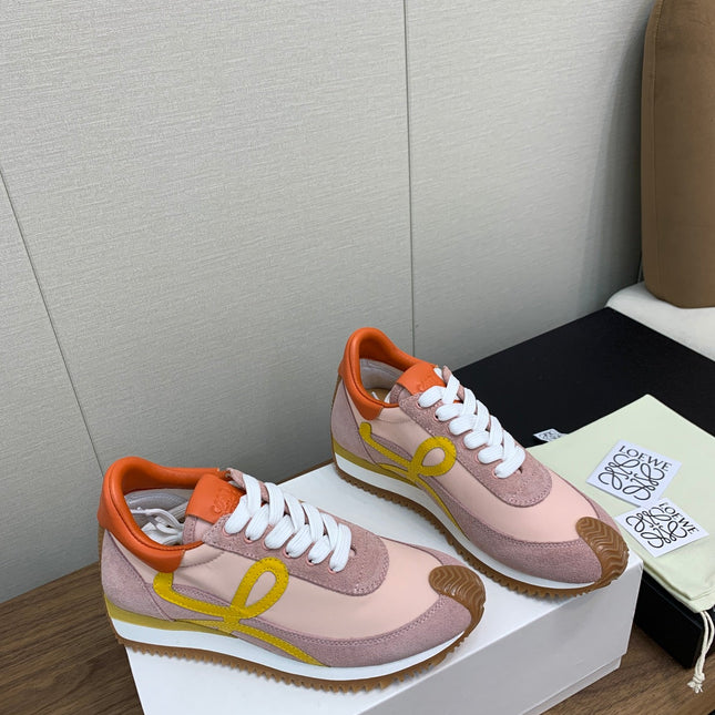 LW FLOW RUNNER SNEAKER LIGHT PINK SUEDE