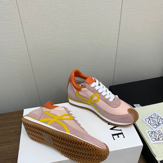 LW FLOW RUNNER SNEAKER LIGHT PINK SUEDE