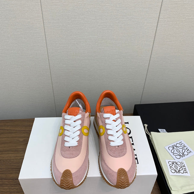 LW FLOW RUNNER SNEAKER LIGHT PINK SUEDE
