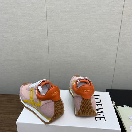 LW FLOW RUNNER SNEAKER LIGHT PINK SUEDE