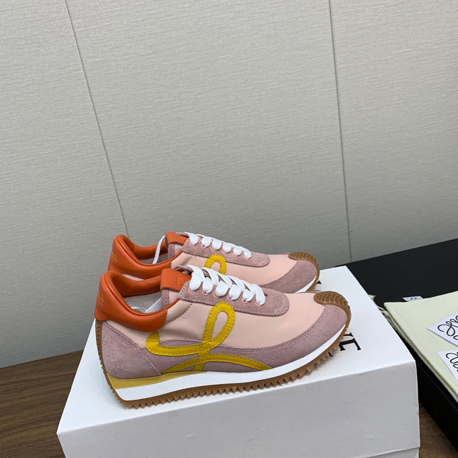 LW FLOW RUNNER SNEAKER LIGHT PINK SUEDE