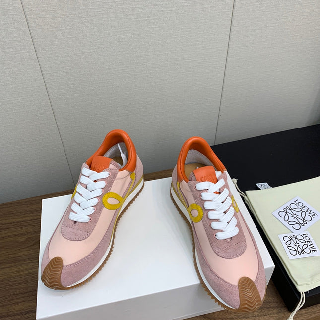 LW FLOW RUNNER SNEAKER LIGHT PINK SUEDE