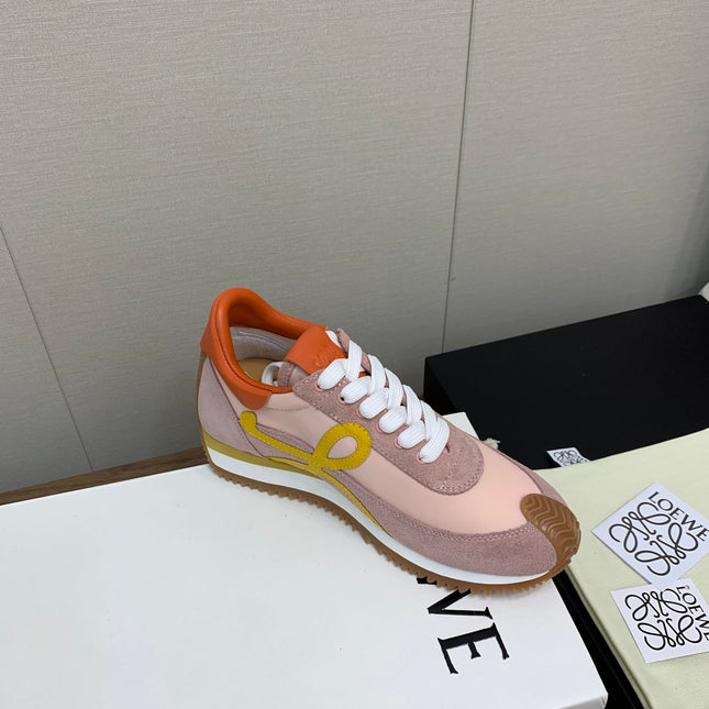 LW FLOW RUNNER SNEAKER LIGHT PINK SUEDE