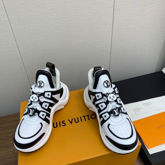 LV ARCHLIGHT SNEAKER BLACK MIX WHITE