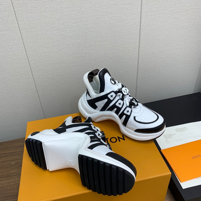 LV ARCHLIGHT SNEAKER BLACK MIX WHITE