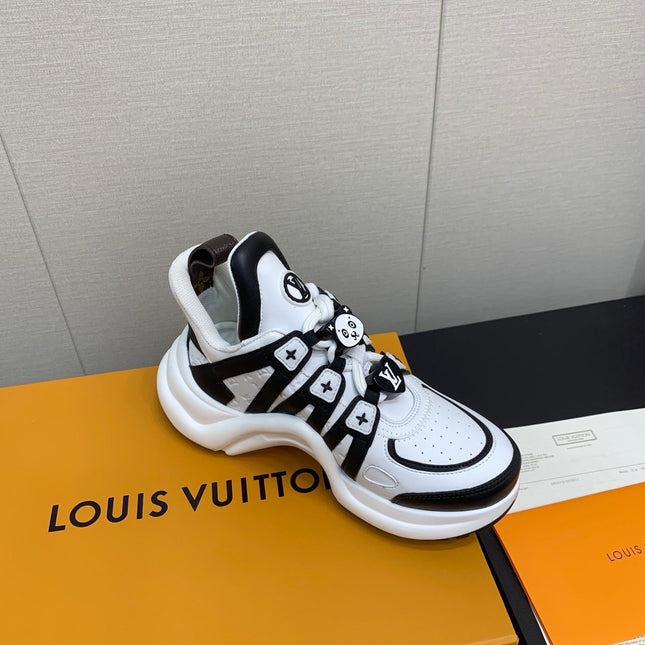 LV ARCHLIGHT SNEAKER BLACK MIX WHITE