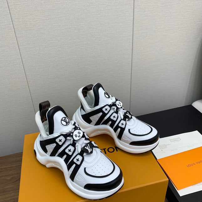 LV ARCHLIGHT SNEAKER BLACK MIX WHITE