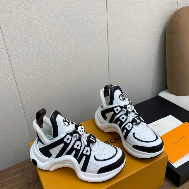 LV ARCHLIGHT SNEAKER BLACK MIX WHITE