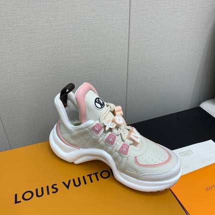LV ARCHLIGHT SNEAKER BEIGE MIX LIGHT PINK