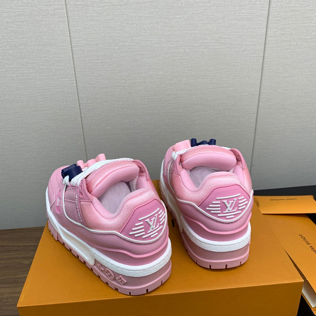 LV TRAINER IN LIGHT PINK CALFSKIN