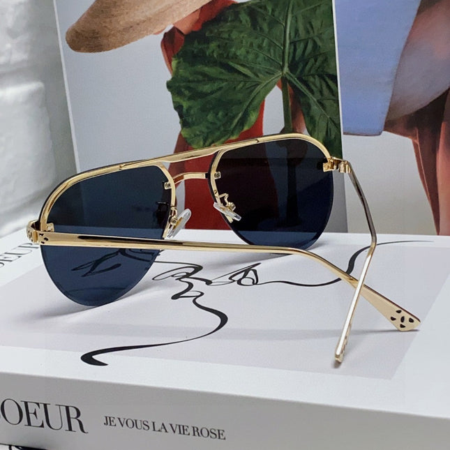 PANTHÈRE AVIATOR FRAME SUNGLASSES 562065 IN METAL
