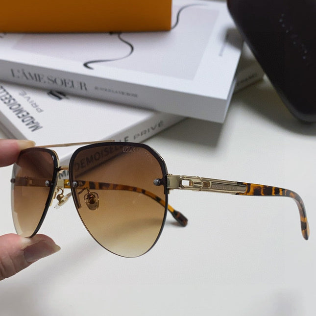 PILOT SUNGLASSES 582591 IN HAVANA METAL BROWN SMOKE LENSES