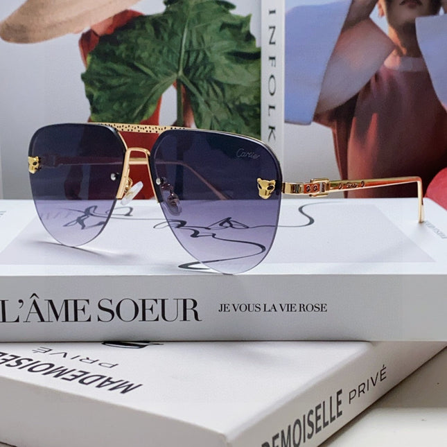 C DE AVIATOR FRAME SUNGLASSES 543538 IN METAL