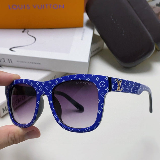 MONOGRAM SUNGLASS 581385 IN BLUE ACETATE FRAME