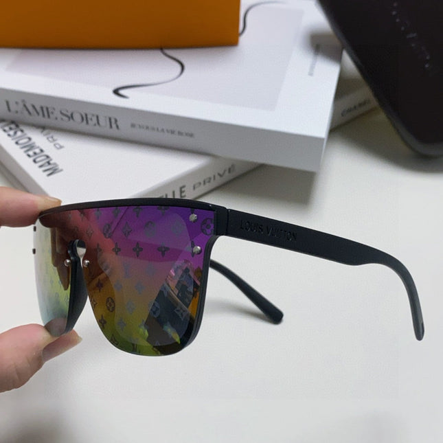 WAIMEA SUNGLASSES 581361 IN MULTICOLOR ACETATE MONOGRAM ON LENS