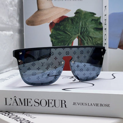 WAIMEA SUNGLASSES 581362 IN BLACK ACETATE MONOGRAM ON LENS