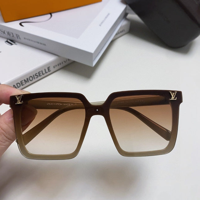 SQUARE SUNGLASS 581368 IN BEIGE ACETATE