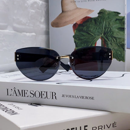 LOGO SUNGLASSES 513013 IN BLACK ACETATE