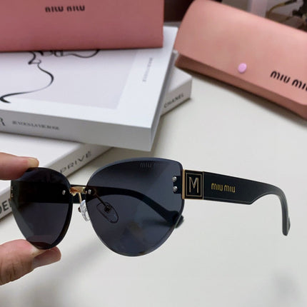LOGO SUNGLASSES 513013 IN BLACK ACETATE