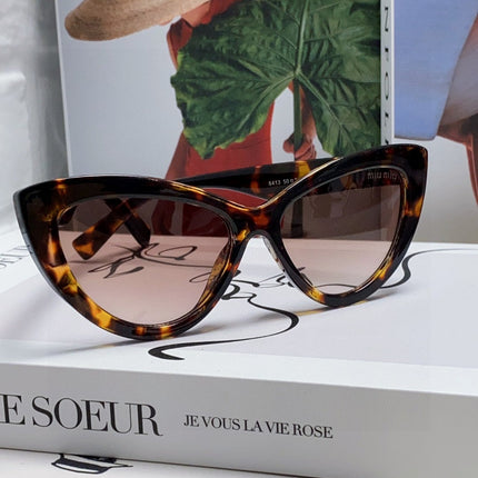GLIMPSE CAT EYE SUNGLASSES 555885 IN HAVANA ACETATE