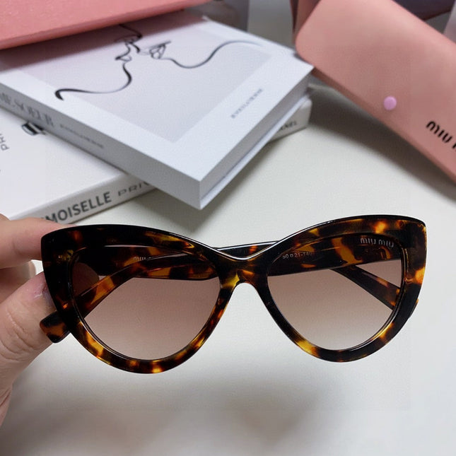 GLIMPSE CAT EYE SUNGLASSES 555885 IN HAVANA ACETATE