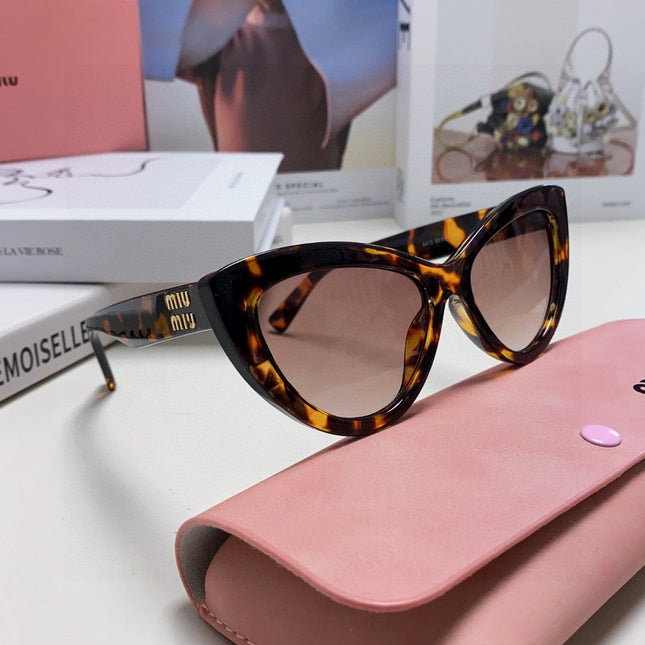 GLIMPSE CAT EYE SUNGLASSES 555885 IN HAVANA ACETATE