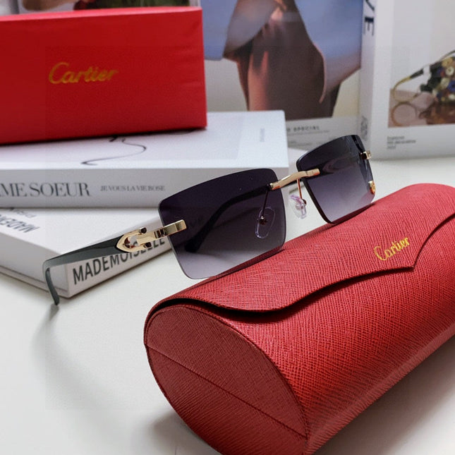 C DE RECTANGULAR FRAME SUNGLASSES 518454 IN METAL