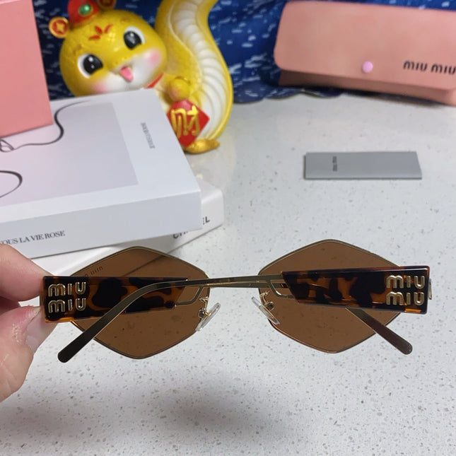 LOGO SUNGLASSES 560865 IN HAVANA ACETATE GOLD METAL BROWN LENS