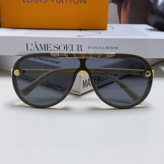 BLACKWOOD SUNGLASSES 567458 IN IVORY ACETATE GOLD METAL