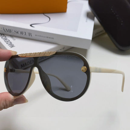 BLACKWOOD SUNGLASSES 567458 IN IVORY ACETATE GOLD METAL