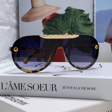BLACKWOOD SUNGLASSES 567459 IN YELLOW HAVANA ACETATE GOLD METAL